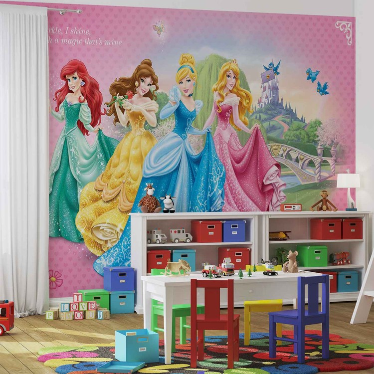 Disney Princesses Cinderella Belle Wall Paper Mural | Buy at EuroPosters
