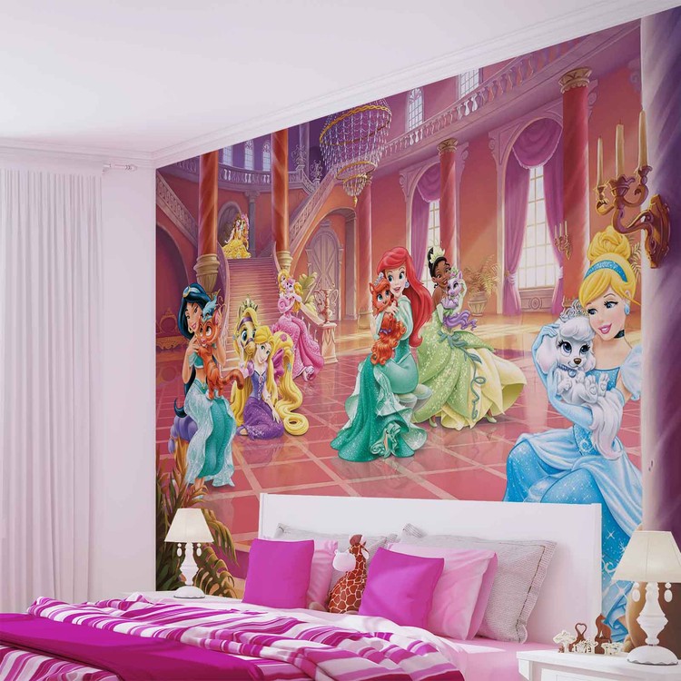 Disney Princesses Cinderella Jasmine Wall Paper Mural | Buy at EuroPosters