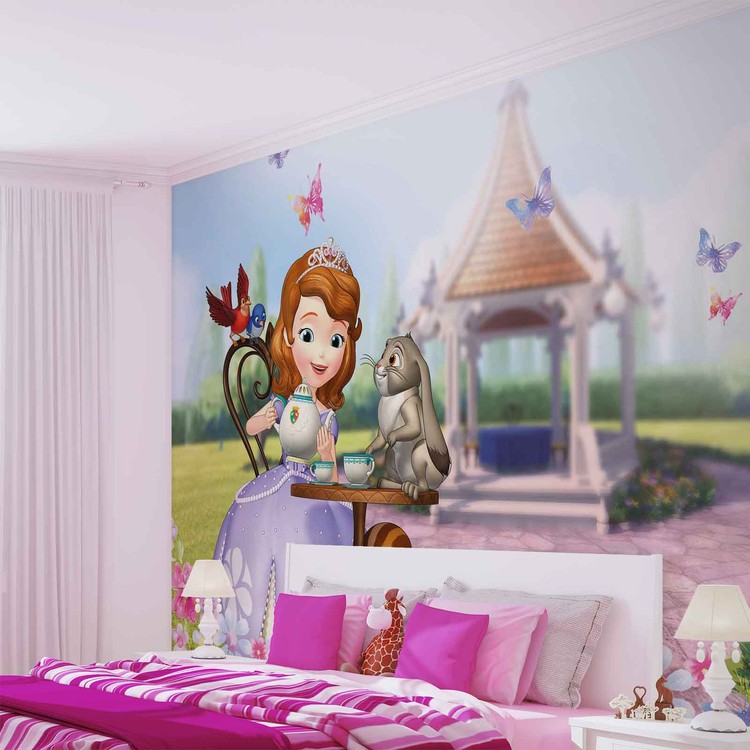 Details about   Sofia the First Wall Mural NEW Prepasted Wallpaper Disney Room Decor 10.5' x 6' 