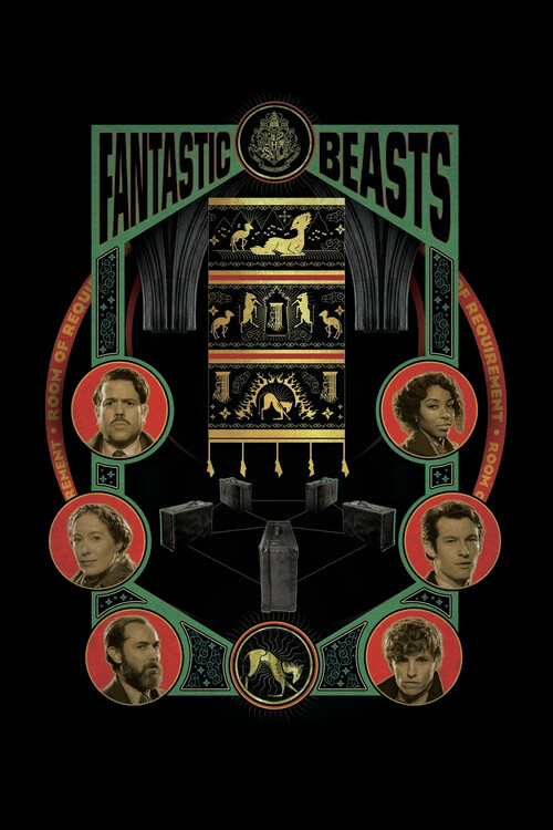 Wall Mural Fantastic Beasts - Room of Requirment