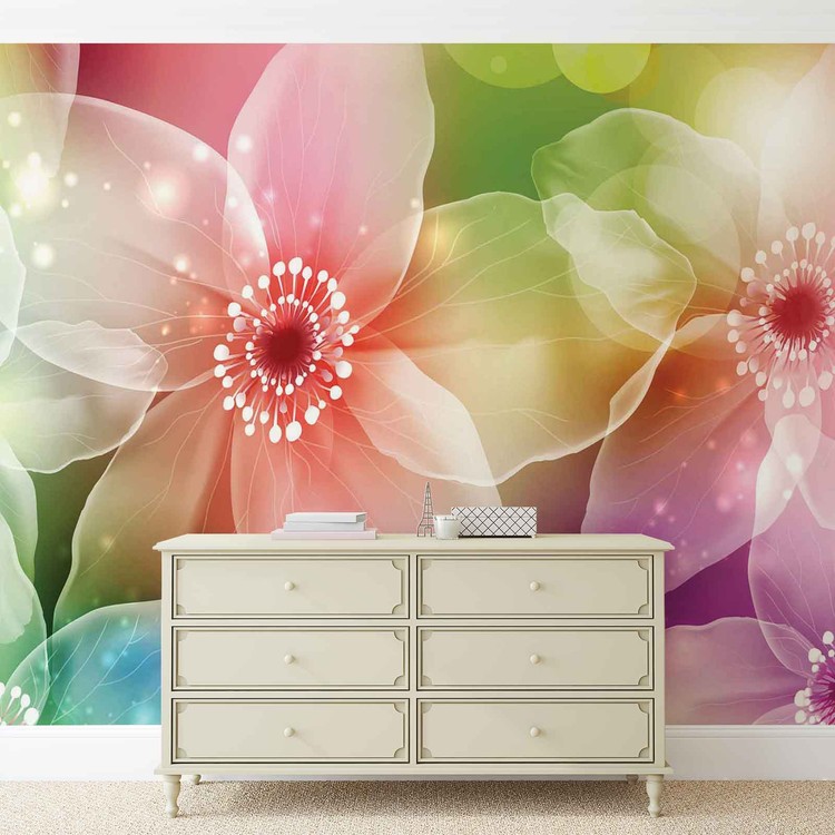 Flowers Art Wall Paper Mural | Buy at EuroPosters