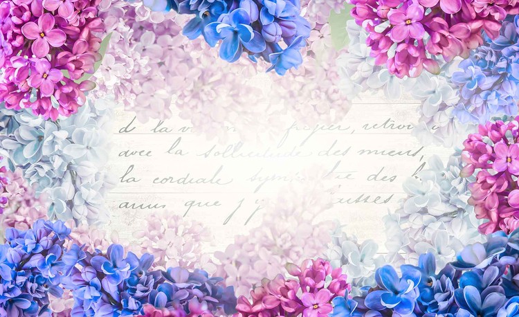 Flowers Vintage Wall Paper Mural Buy At Europosters