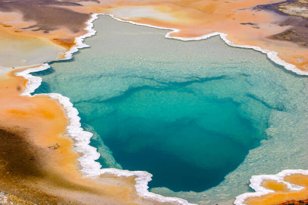 Wall Mural Geyser in Yellowstone National Park, Wyoming