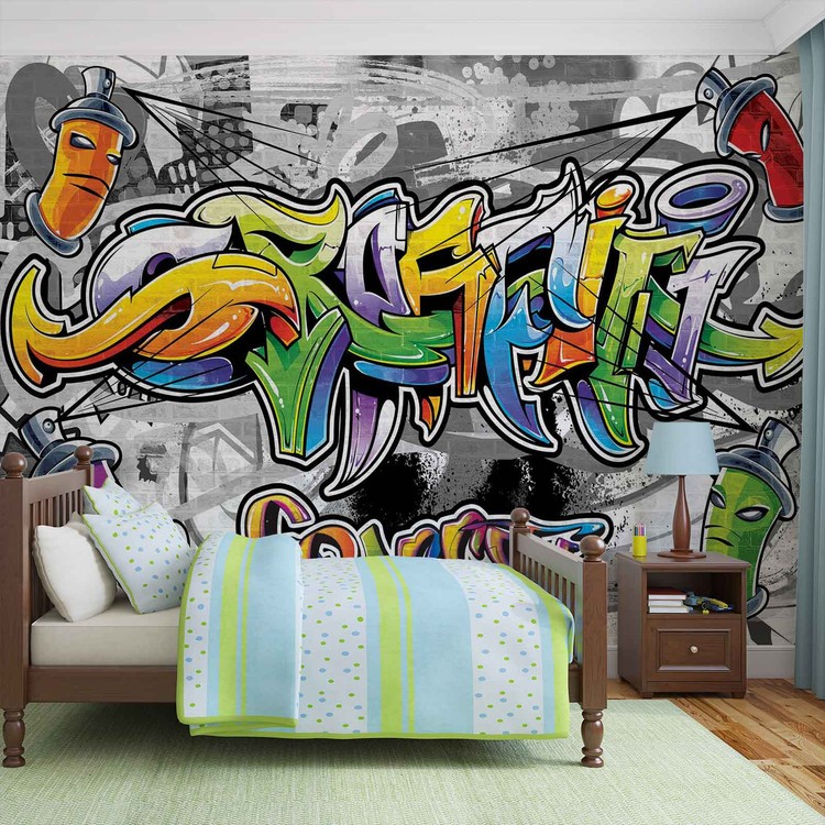 Graffiti Street Art Wallpaper Mural
