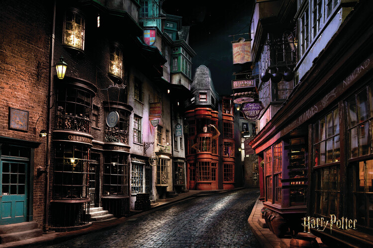 Wallpaper Mural Harry Potter - Diagon Alley