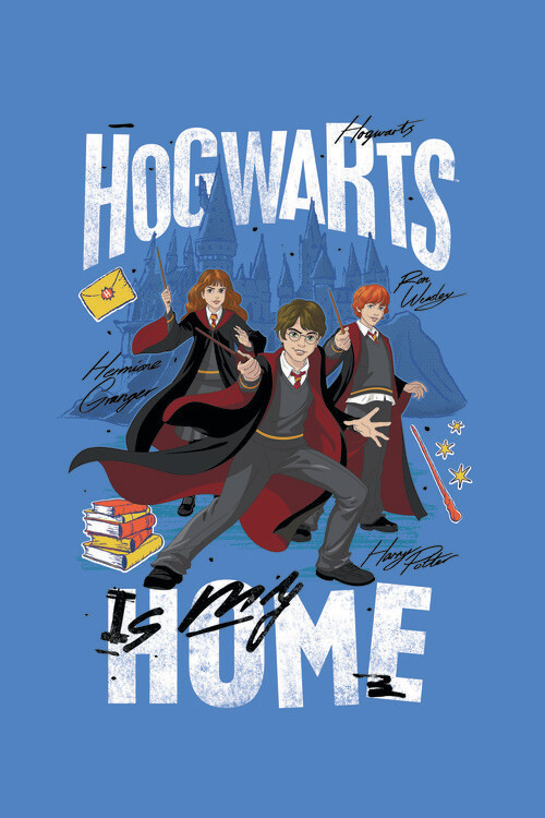 Wallpaper Mural Harry Potter - Hogwarts is my home