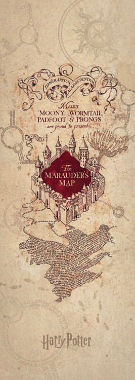 Harry Potter / Marauder's Map - design origins : r/harrypotter