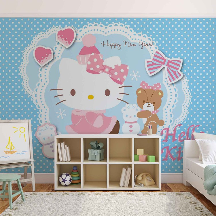  Hello  Kitty  Wall  Paper Mural  Buy at EuroPosters