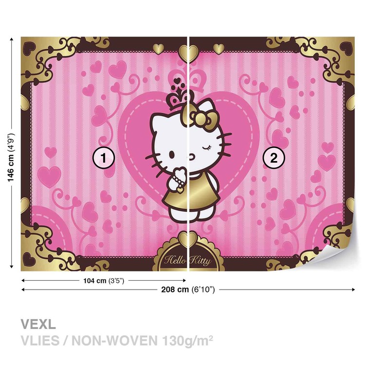 hello kitty wall paper mural buy at abposters com