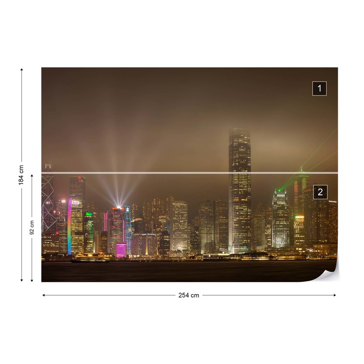 Hong Kong Island Wall Paper Mural Buy At Europosters