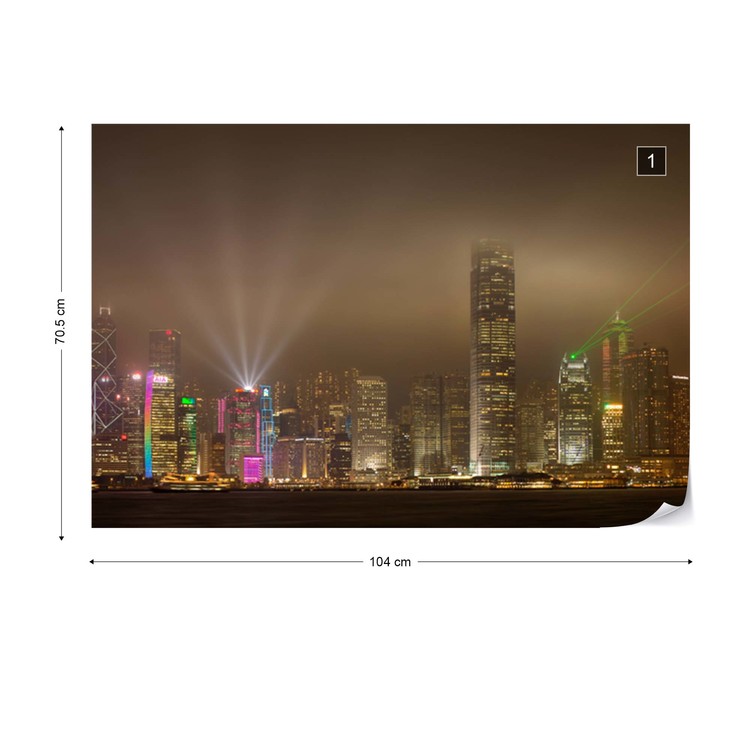 Hong Kong Island Wall Paper Mural | Buy at EuroPosters