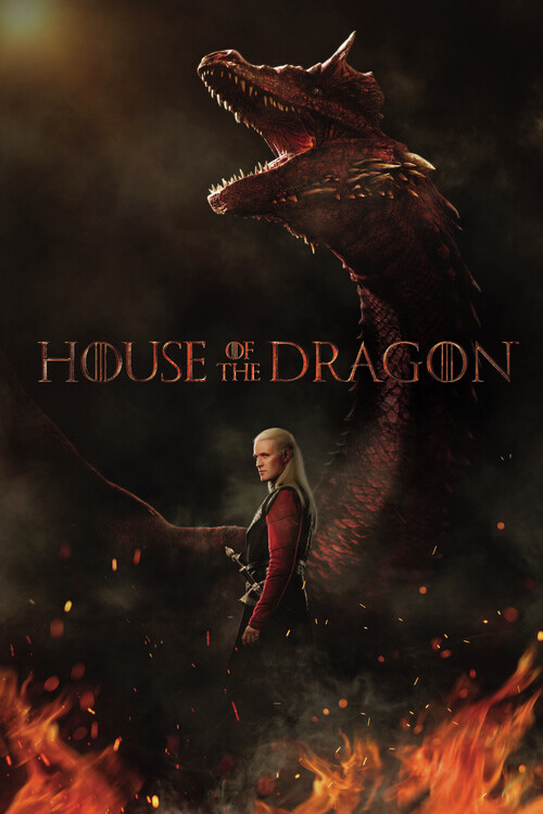 Wall Art Print House of Dragon - Daemon Targaryen, Gifts & Merchandise
