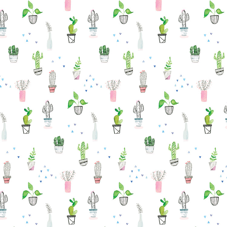 Wallpaper Mural Houseplants and cacti