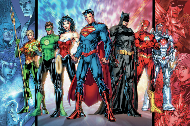 Wallpaper Mural Justice League - United