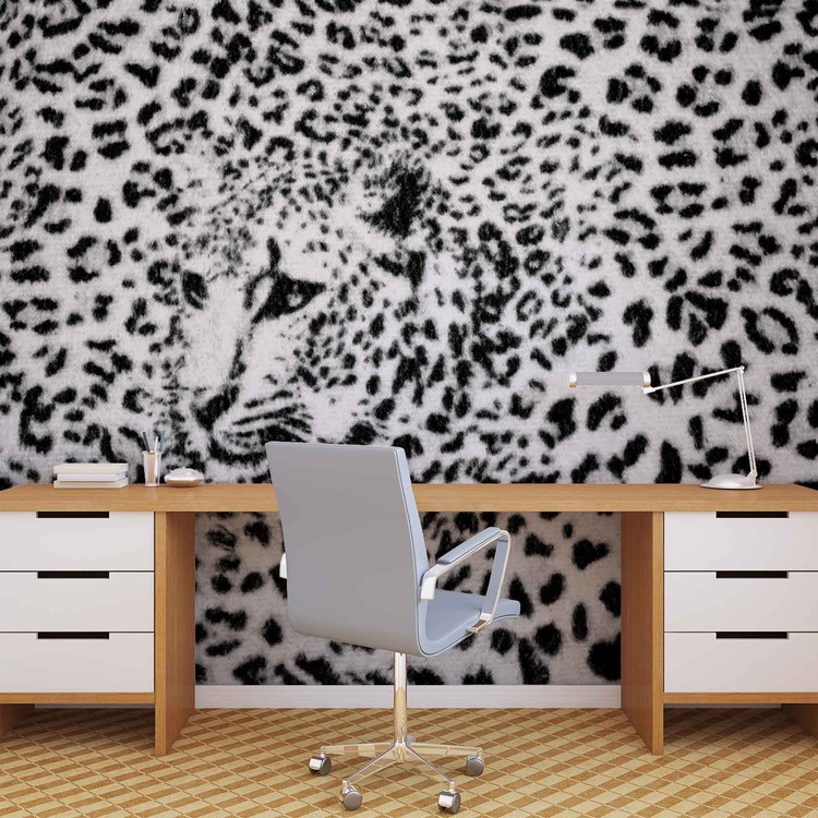 Leopard Wall Paper Mural Buy At Europosters