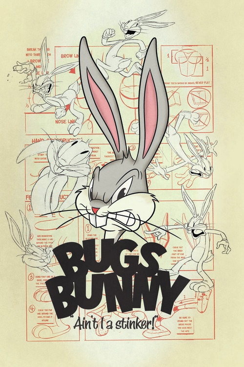 Wallpaper Mural Looney Tunes - Bugs Bunny