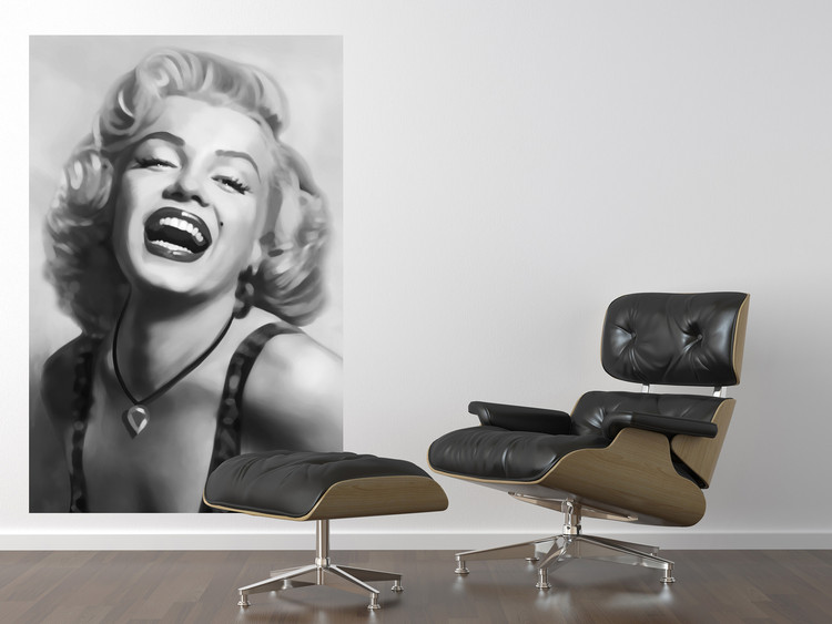Marilyn Monroe Foto Wallpaper Tejida Autoadhesiva Mural de Pared Arte M108