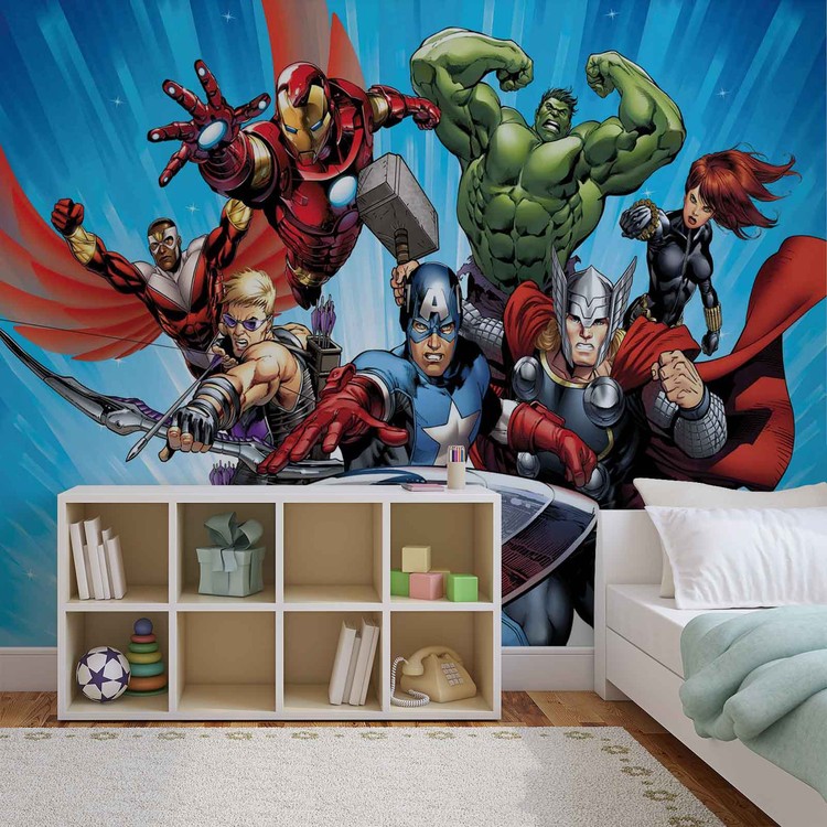 Marvel Avengers Wallpaper Mural