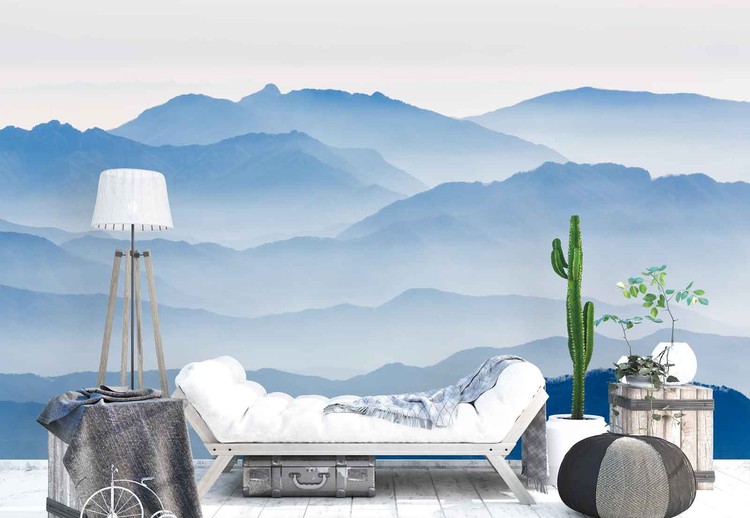 Misty Mountains Wall Paper Mural Buy at UKposters