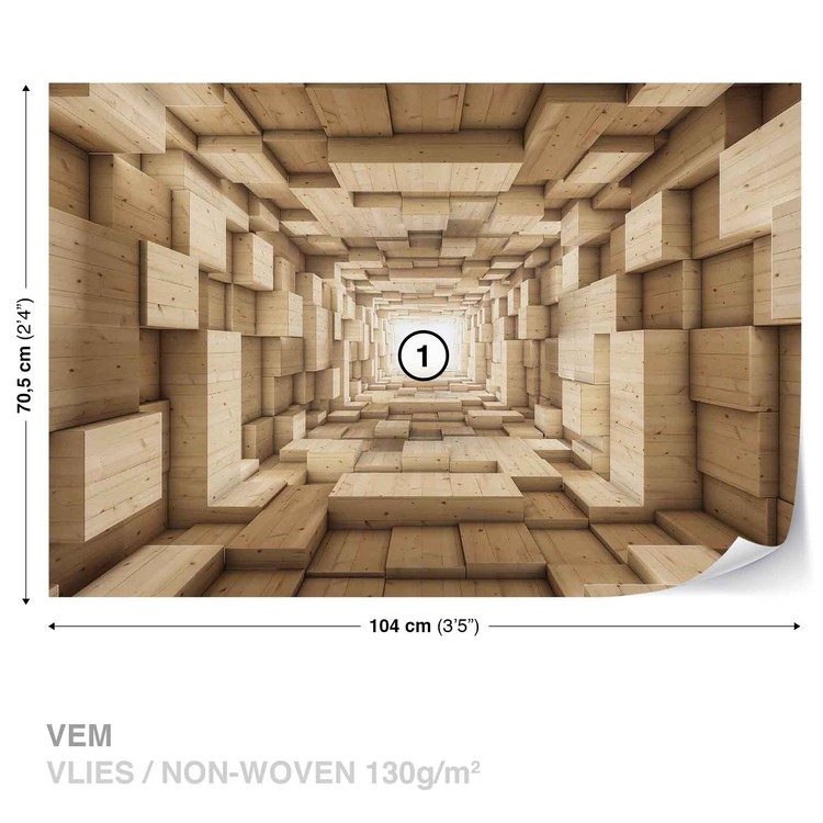 Modern Abstract Design 3D Wallpaper Mural