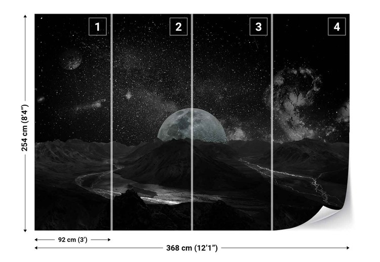 Moonscape (2560x1600) - Desktop & Mobile Wallpaper