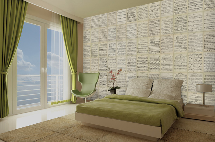 Music - Music Notes Wall Mural | Buy online at 