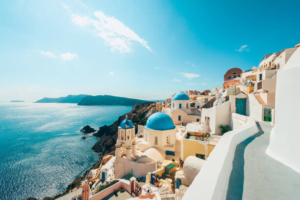 Фототапет Oia Santorini Greece