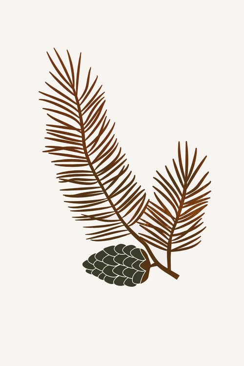 Wall Mural Pine