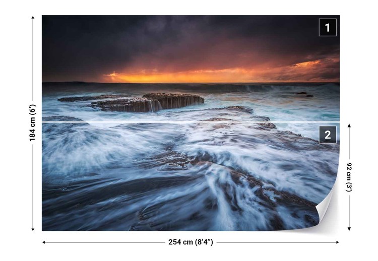 Riptide Wall Paper Mural | Buy at EuroPosters