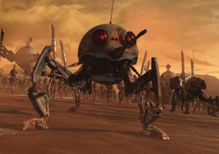 Star Wars DSD1 Dwarf Spider Droid Wall Paper Mural Buy at EuroPosters