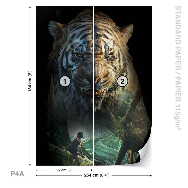 The Jungle Book Wall Paper Mural Buy at EuroPosters