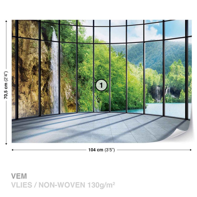 View Tropical Landscape Wallpaper Mural