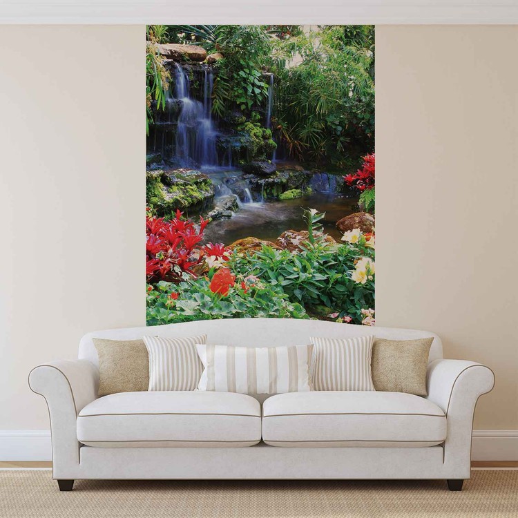 Waterfall Forest Nature Wall Mural | Buy online at Europosters