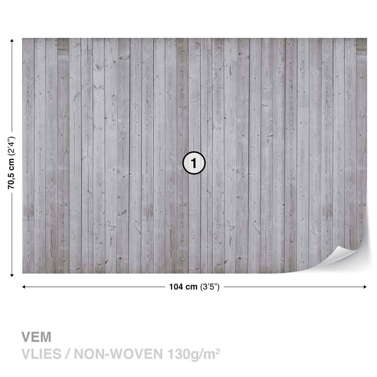 Wood Planks Wallpaper Mural