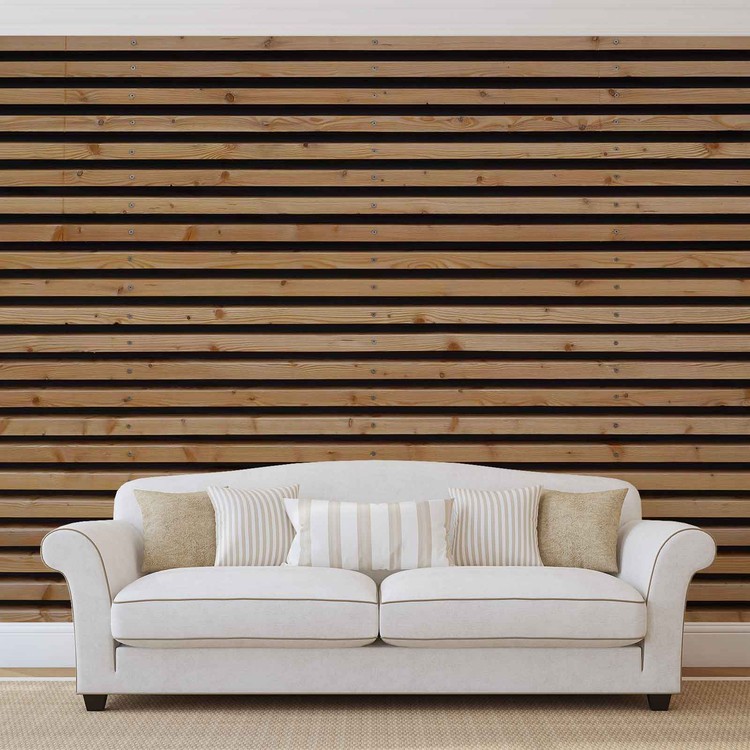 Wood Slats Wall Paper Mural | Buy at EuroPosters