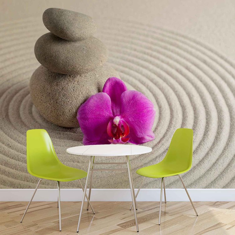 Zen Garden Flower Wall Paper Mural Buy at EuroPosters