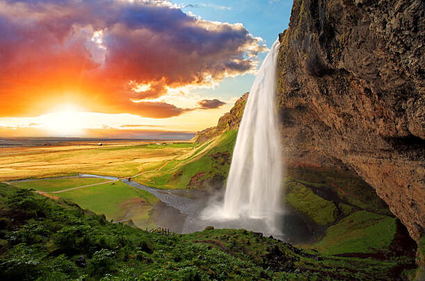 Seinätarra Waterfall, Iceland - Seljalandsfoss