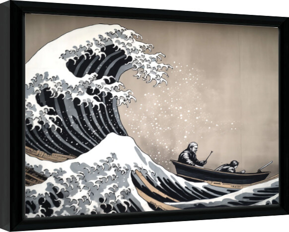 Framed poster Wave Collection - Graffiti Wave