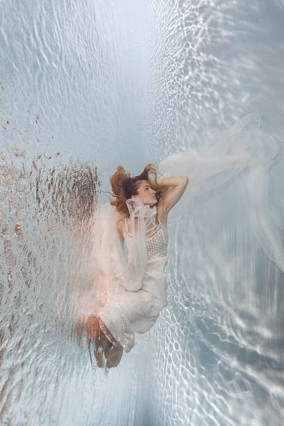 Stenska nalepka Woman underwater