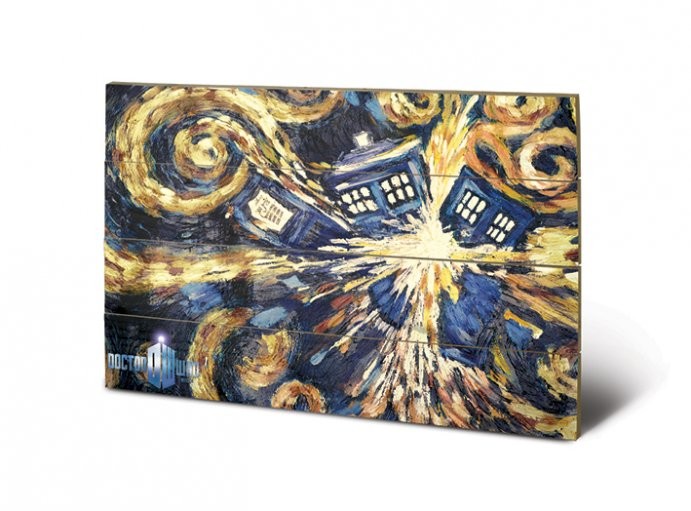 Doctor Who Exploding Tardis Wooden Art Sold At Europosters