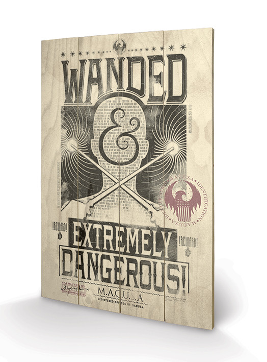 Fantastic Beasts And Where To Find Them - Extremely Dangerous Wooden Art