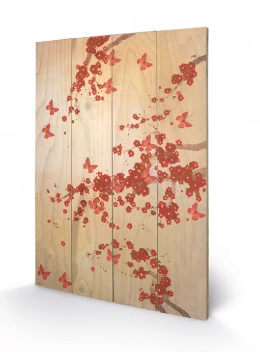 Lily Greenwood - Butterflies & Blossoms Wooden Art
