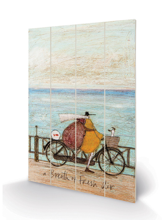 Sam Toft - A Breath of Fresh Air Wooden Art