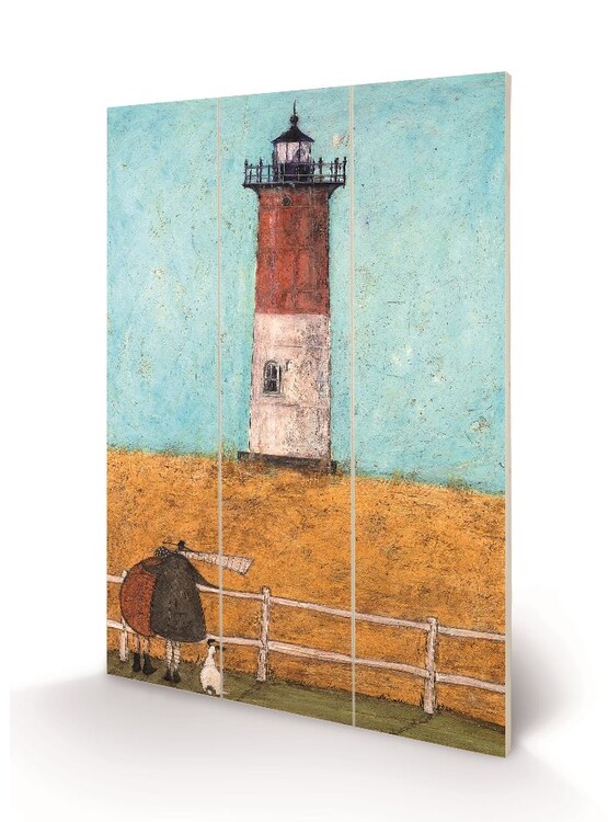 Sam Toft - Feeling the Love at Nauset Light Wooden Art