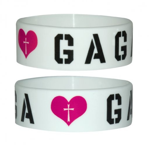 Kerstmis Keuze Componist Wristband Lady Gaga - Gaga Heart | Tips for original gifts
