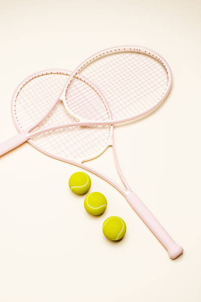 Αφίσα 3d Render of Two Pink Tennis