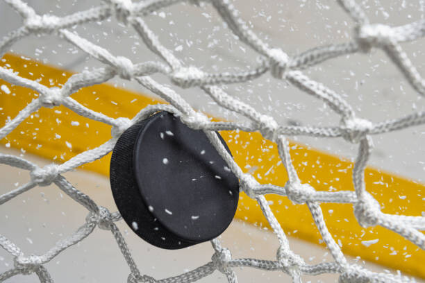 Αφίσα Close-up of an Ice Hockey puck