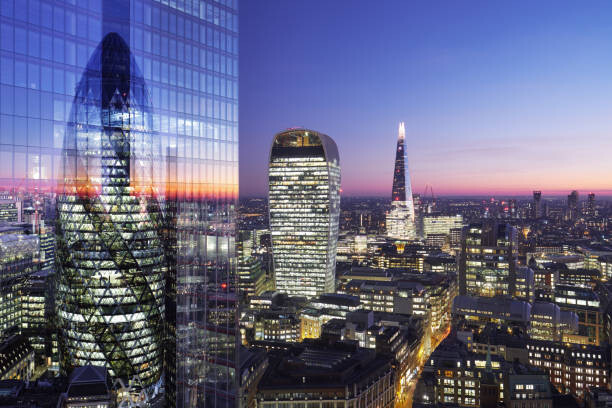 Αφίσα Composite of London city skyline at