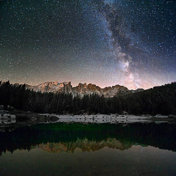 Αφίσα Milky Way in the Alps