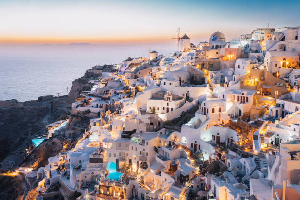 Αφίσα Oia, Santorini Island, Cyclades, Greece.